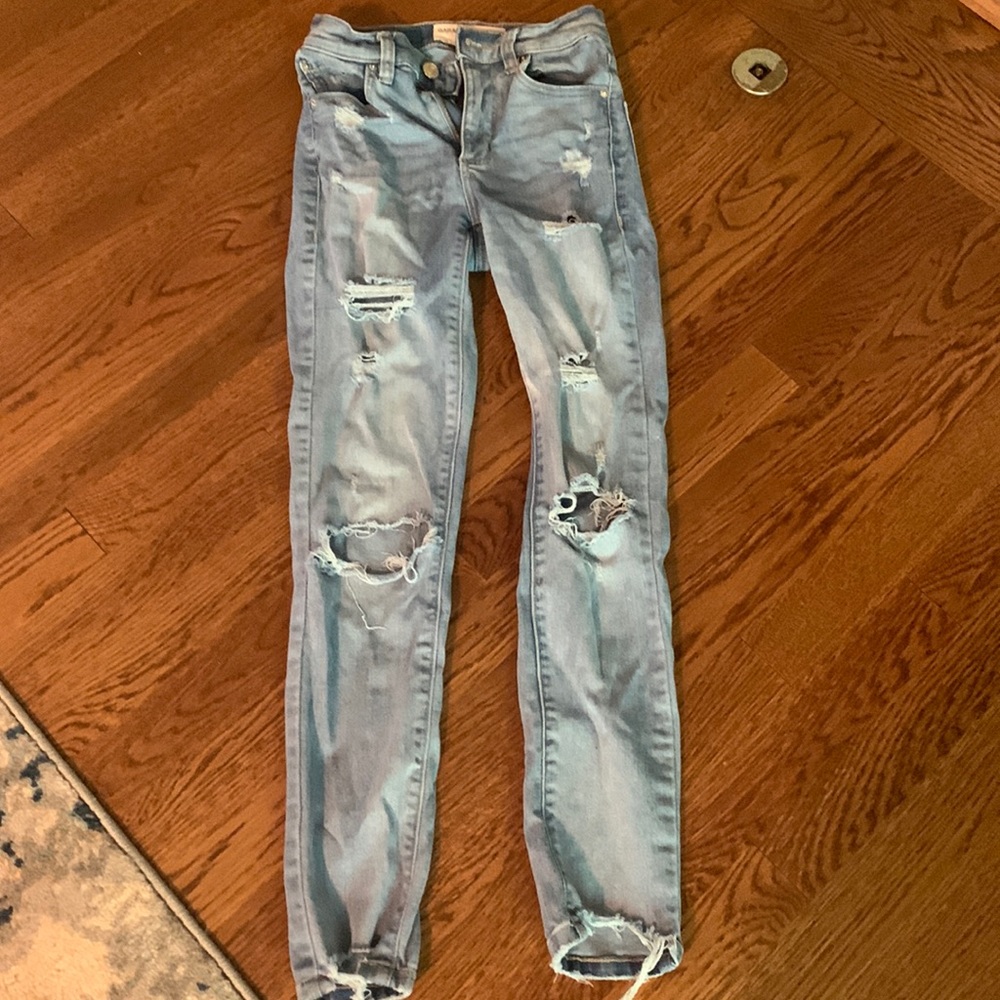 Garage ripped jeans